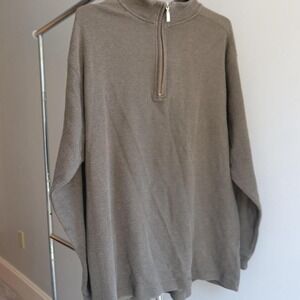 Preswick & Moore quarter zip jumper. Cotton Large Business Casual Classy